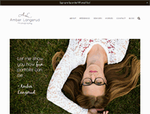 Tablet Screenshot of amberlangerud.com